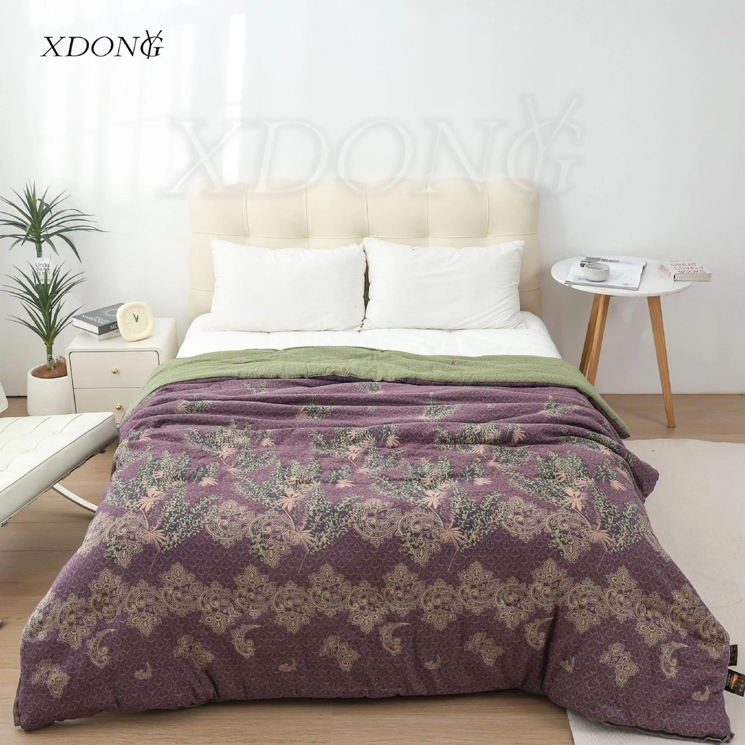 XDONGY（冬云家纺）高端200*230 羊绒蛋白蓄热 巴山蜀紫色 保 暖 被