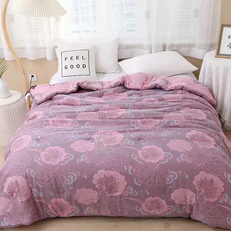 XDONGY（冬云家纺） 200*230 火山岩蓄热枫林晚粉色保暖被