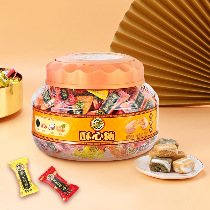 徐福记酥心糖桶装600g混合装新年混合装喜宴乔迁经典味道醇香年货