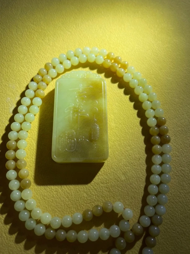 天然玉石和田玉平安牌能戴一辈子的玉传家宝吉祥如意平安心想事成