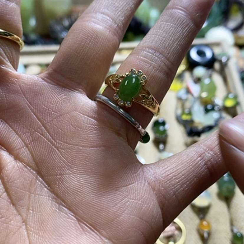 【闪购商品】和田玉戒指合金多样性发货