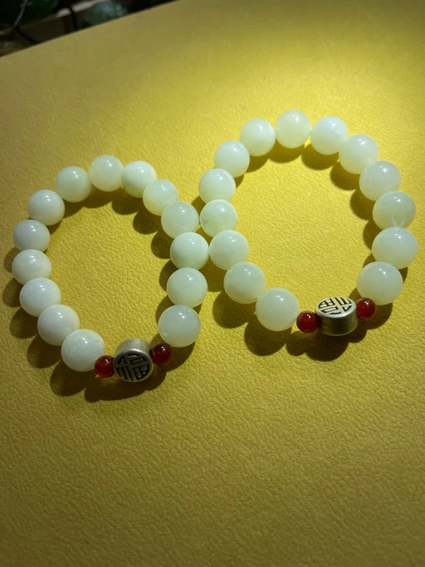 天然玉石手链一条三某堆（多样性发货