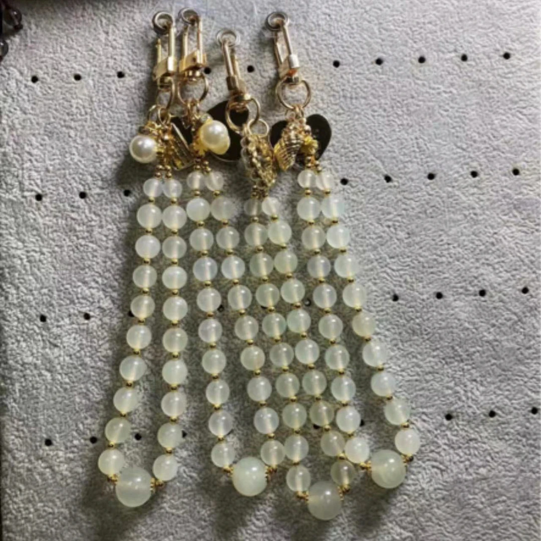 天然玉石  shou机挂件一个多样性发货yao匙kou、baobao挂件