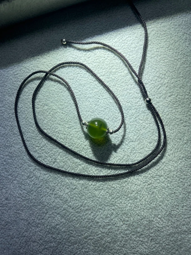 天然玉石帝王绿猫眼路路通、石来好运时尚休闲简单百搭手工编织