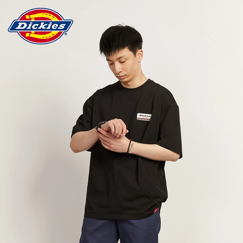 Dickies商场同款新款赛车工装印花个性快干夏季短袖T恤DK012177