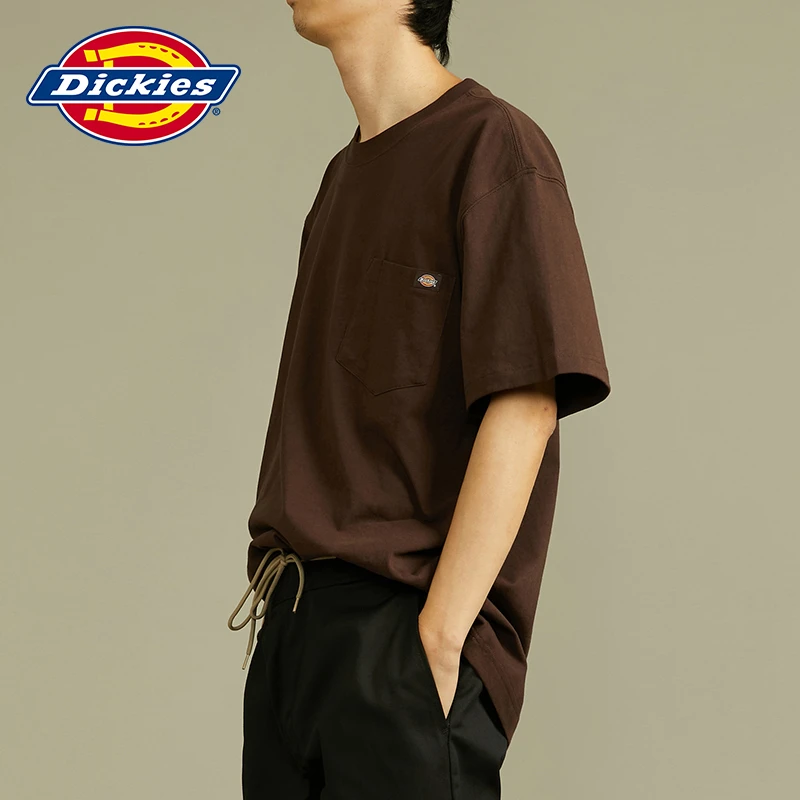 Dickies商场同款秋冬新品口袋LOGO休闲工装风夏季短袖T恤DK012306