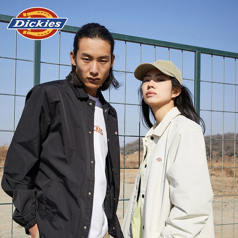 Dickies夏秋欧若轻机能纯色简约休闲工装情侣教练夹克DK012262