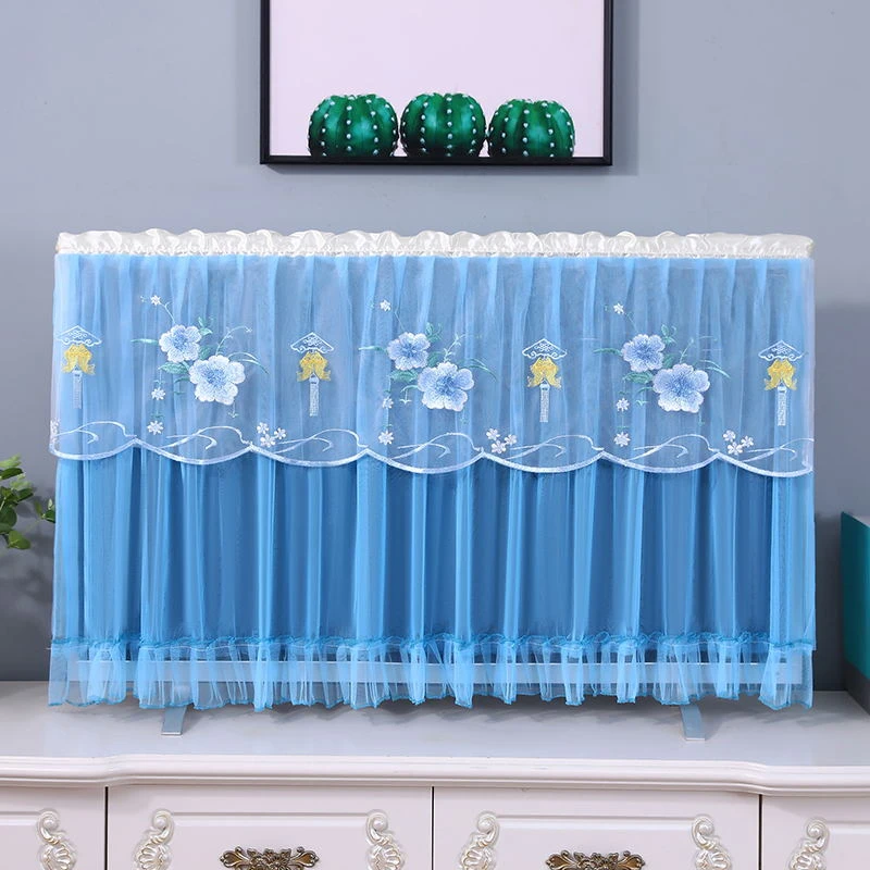 电视防尘罩超薄液晶电视机防尘套开机不取电视罩布台式挂式电视罩