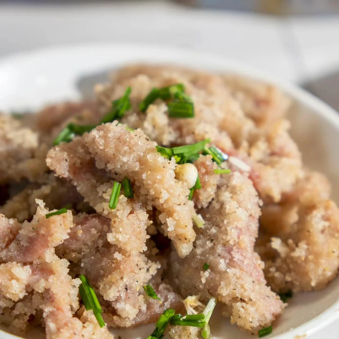 贵州特色美食酸鮓肉鮓排骨黔北传统节日美味佳肴肉脆酸香好吃不腻