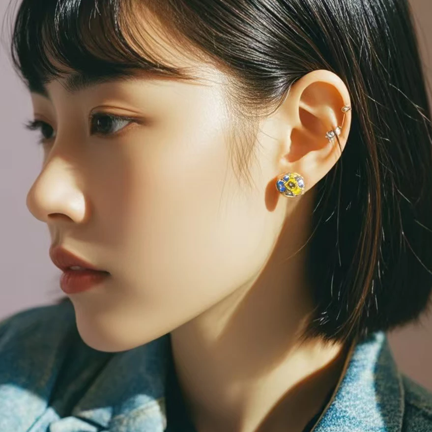 非金属合成锆石耳饰 《连麦自选包》耳饰发饰饰品直播间