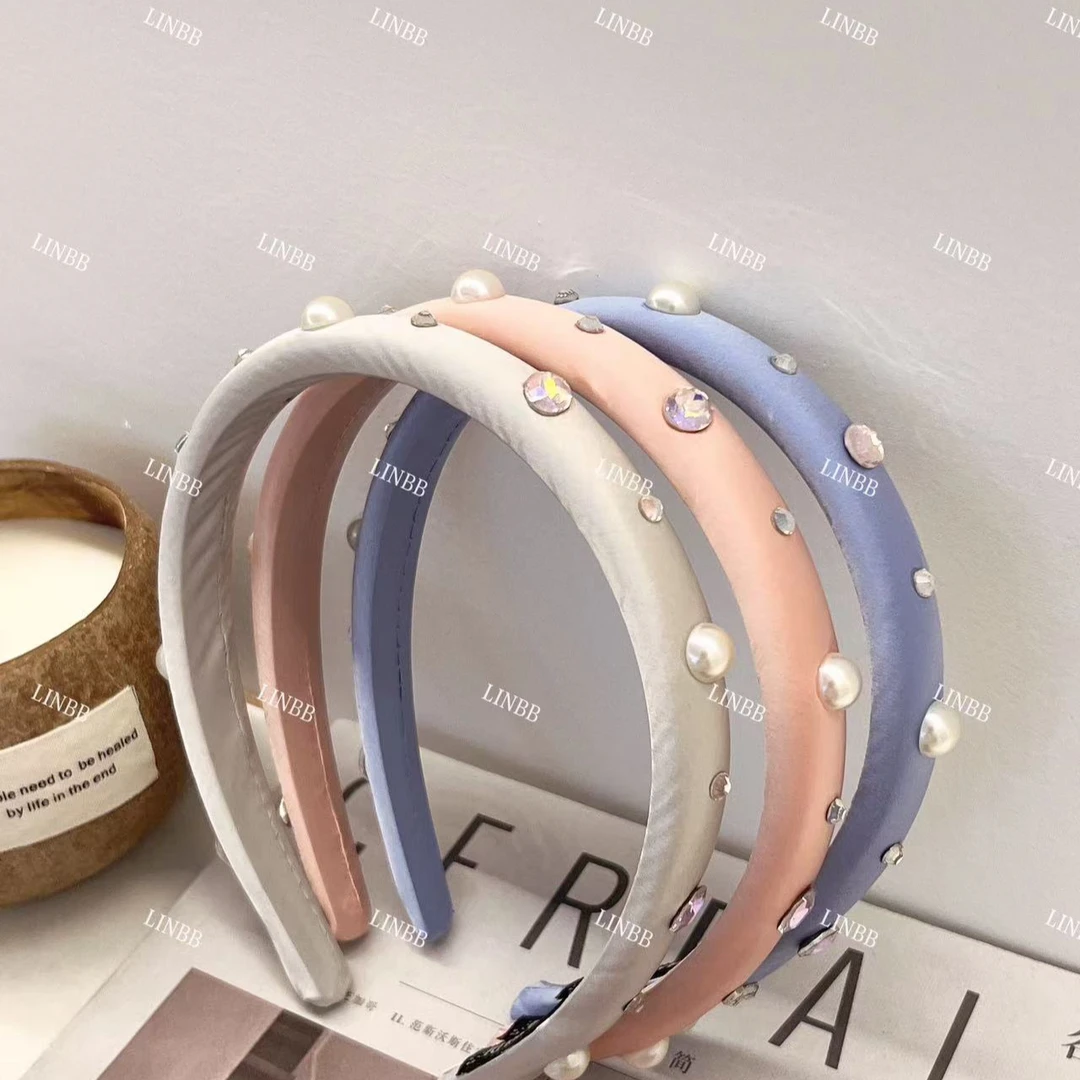 林北鼻-【ins发箍】缎面丝光爆闪人鱼姬钻发箍