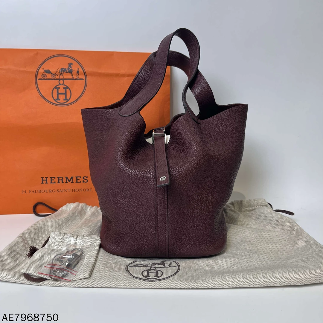 95新 Hermes/爱马仕 爱马仕22菜篮子 HERMES AE7968750