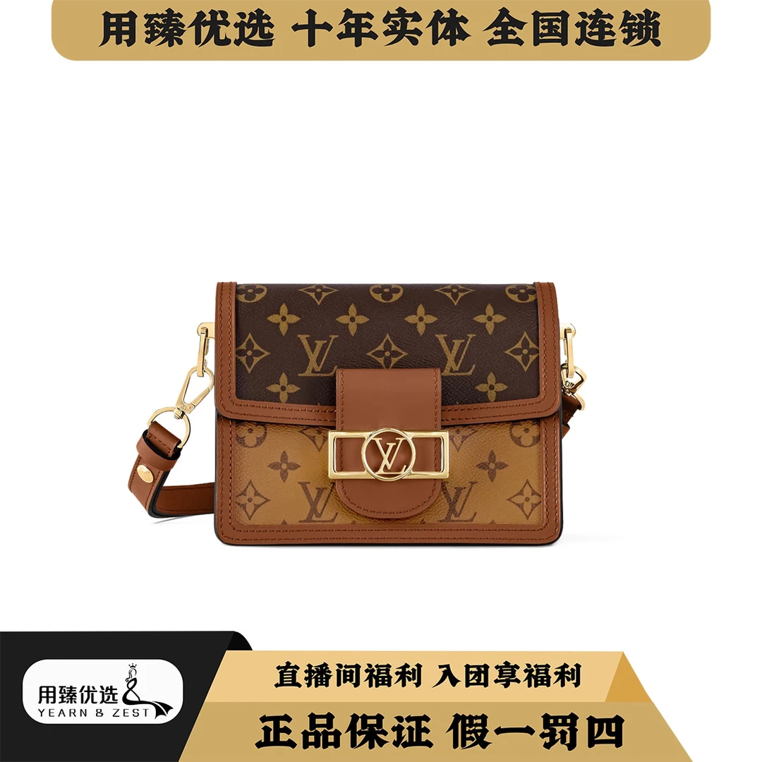 95新 LouisVuitton/路易威登 LV老花达芙妮单肩包/小号/AG1692070