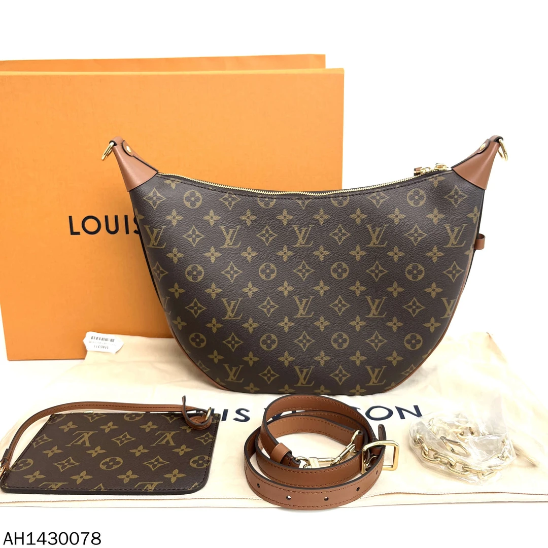 99新 LouisVuitton/路易威登 Loop HOBO大月亮单肩包/AH1430078
