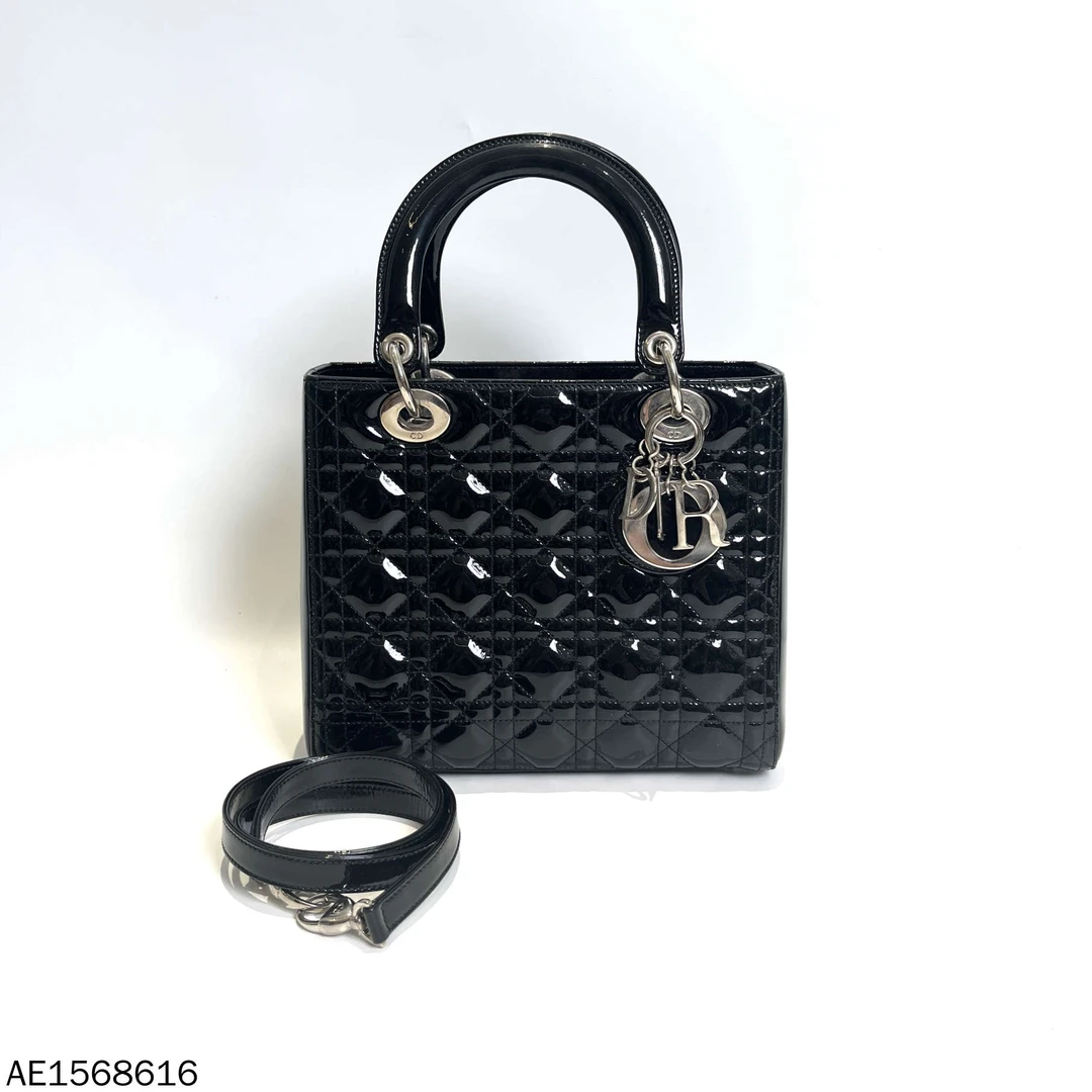 95新 DIOR/迪奥 漆皮五格戴妃/AE1568616