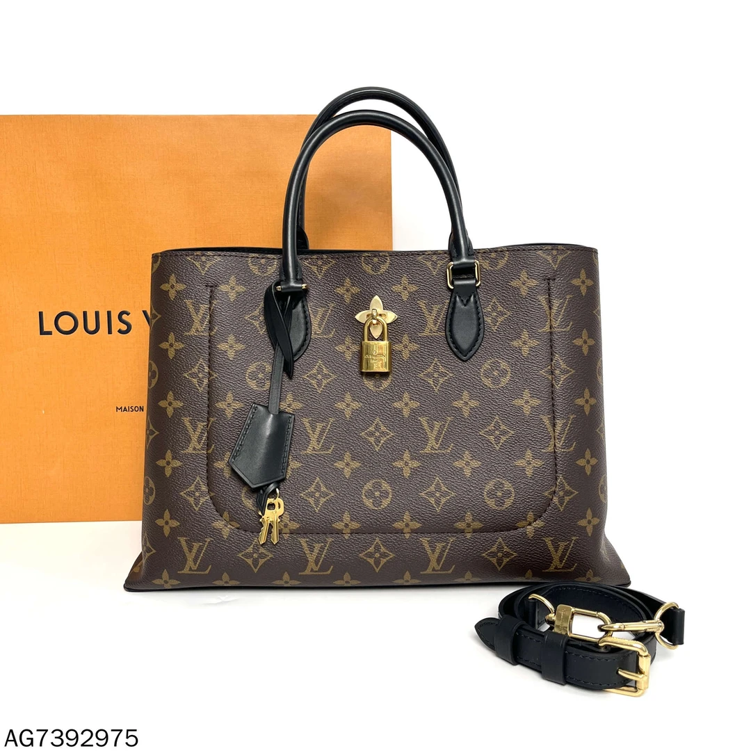 95新 LouisVuitton/路易威登 flower老花托特包20年/AG7392975