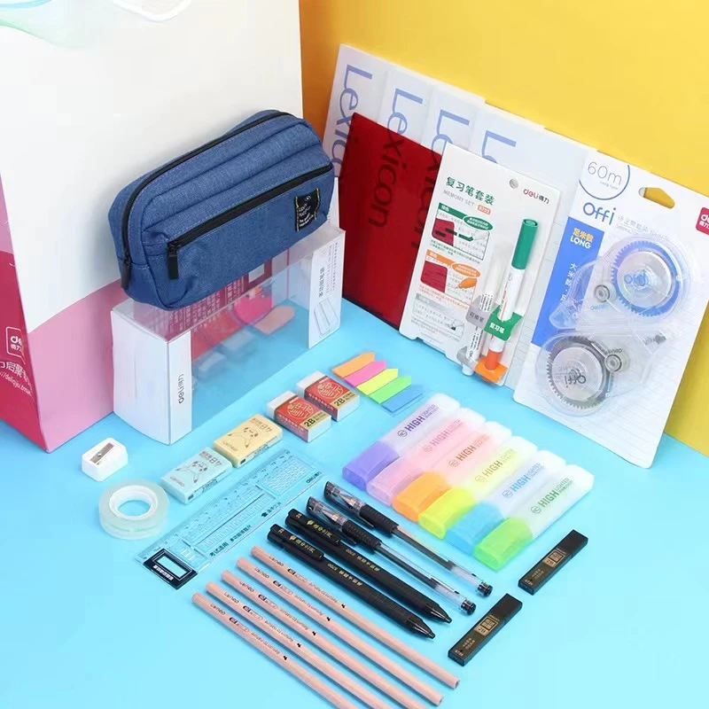 【1-4】 文具小熊文创本册笔类套装