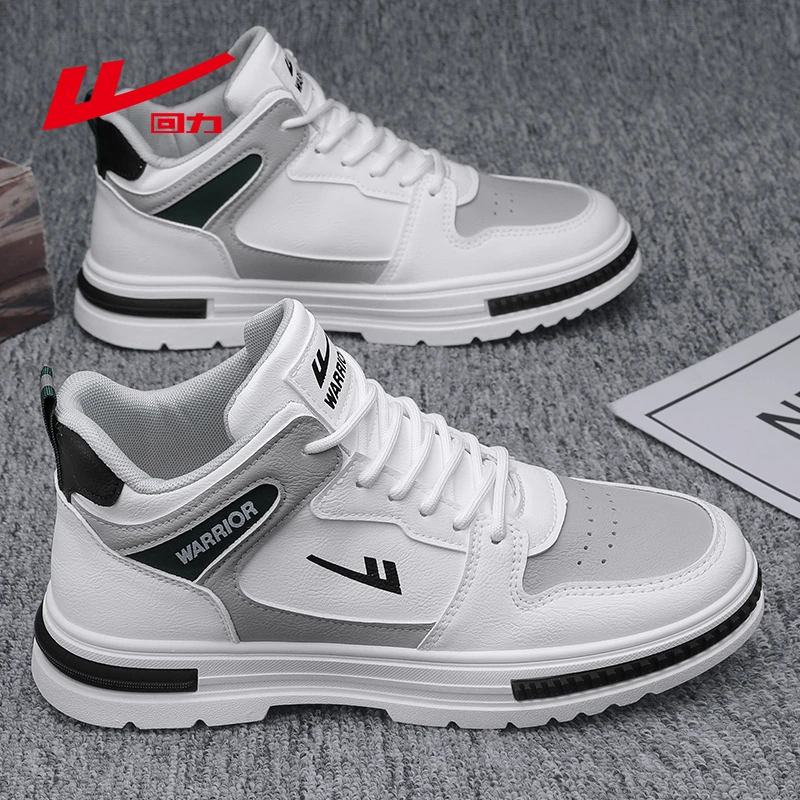 Warrior/回力高帮男鞋夏季新款潮流百搭马丁靴子男潮鞋短靴子0666