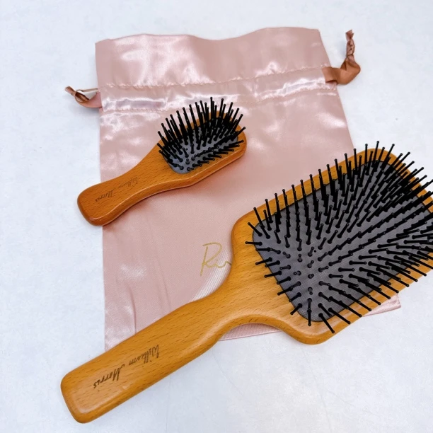 55333 威廉莫里斯，榉木防静电气垫梳大号+小号