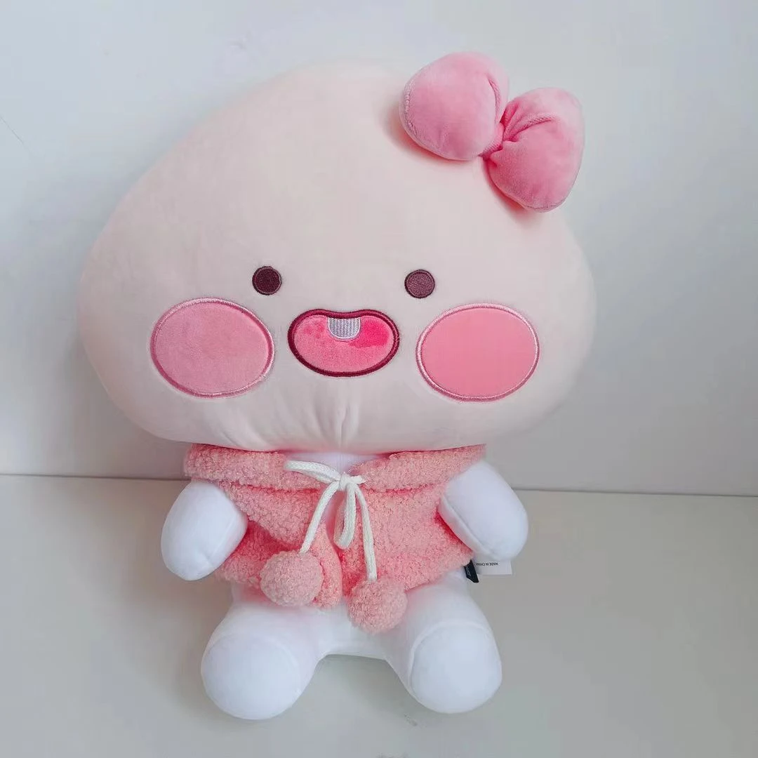 33214 大号粉色屁桃玩偶，高度:40cm