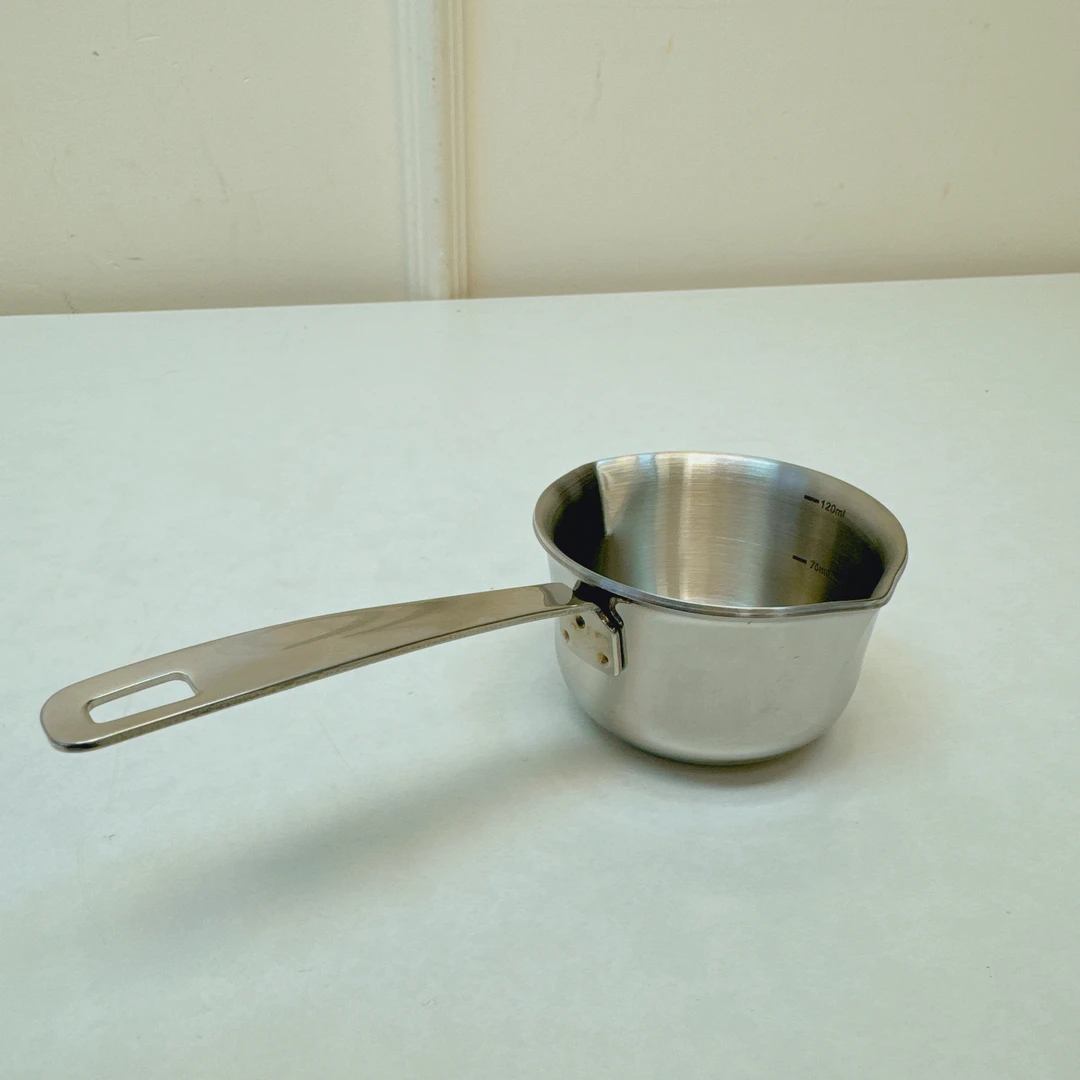 56029 外单，加厚三层底，18/10不锈钢316烧油锅，120ml直径：8cm