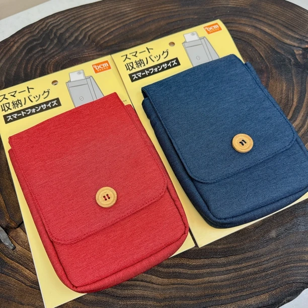 53993  2个，织物随身挂包手机包内胆包，尺寸：12x17cm