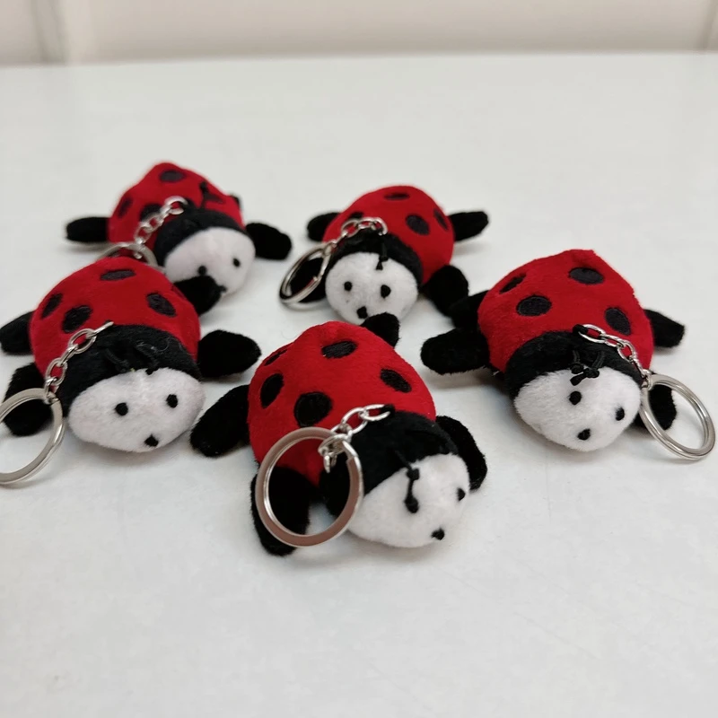 51729 小瓢虫毛绒挂件