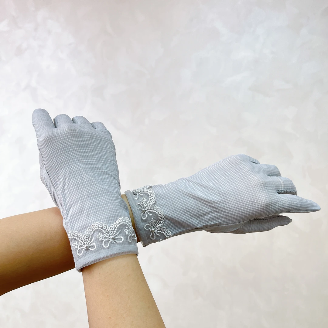 53562 短款女士触屏防晒手套，防太阳UPF指数50+