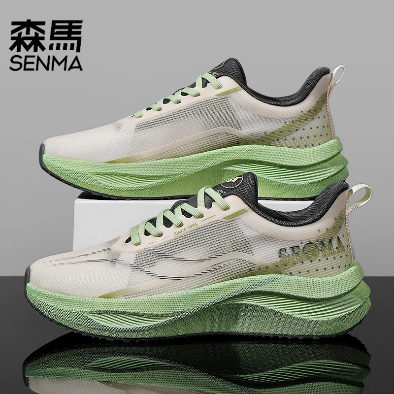 森马男鞋冬季透气网面软底休闲运动鞋男士时尚百搭薄款跑步潮鞋男