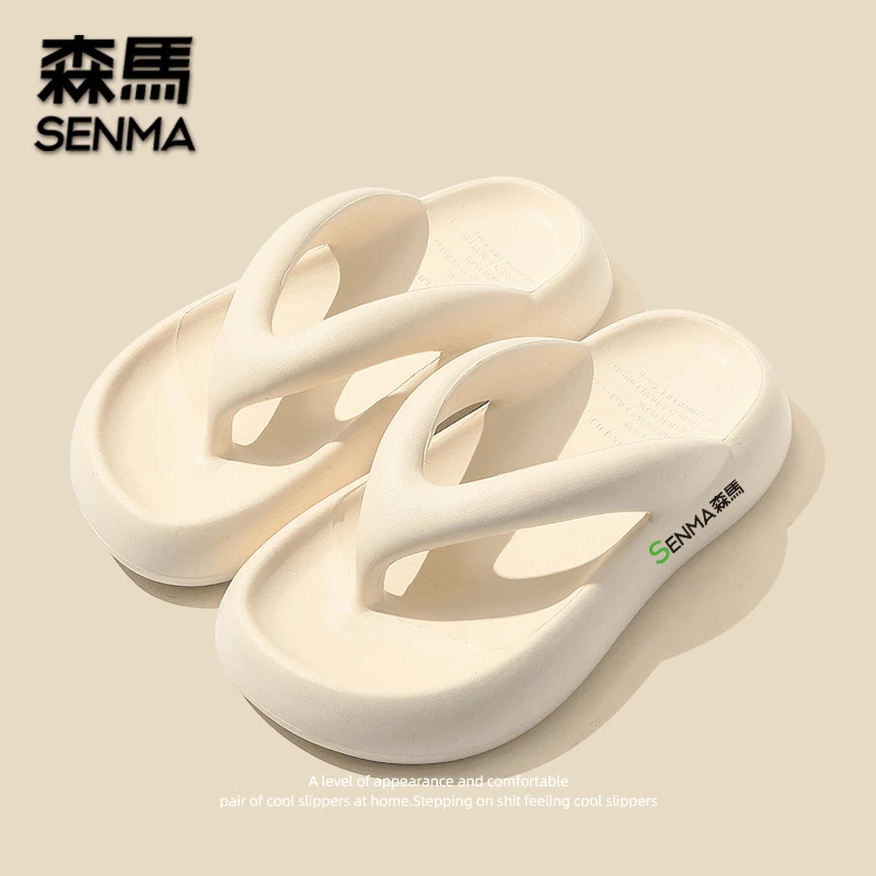 SENMA/森马人字拖女夏外穿夹脚人字拖鞋防滑浴室沙滩海边时尚凉拖
