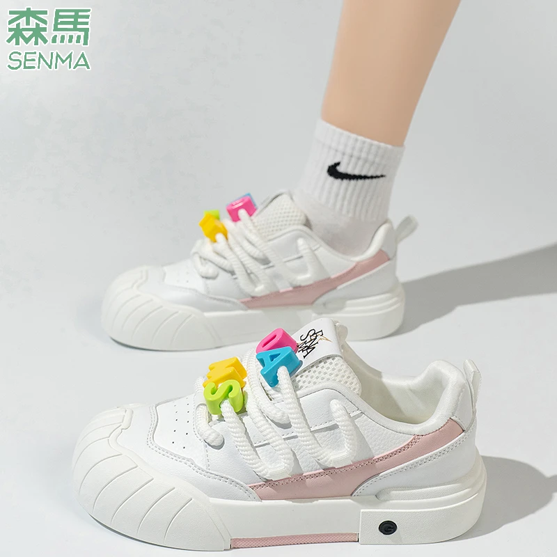 森马夏季女鞋运动透气软底软面ins学生跑步舒适百搭休闲小白板鞋