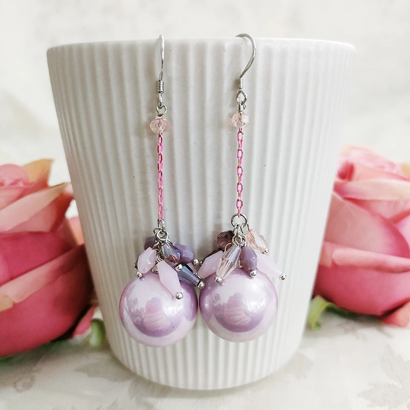 铜合金耳饰 民族风纯手工气质流苏耳坠1025