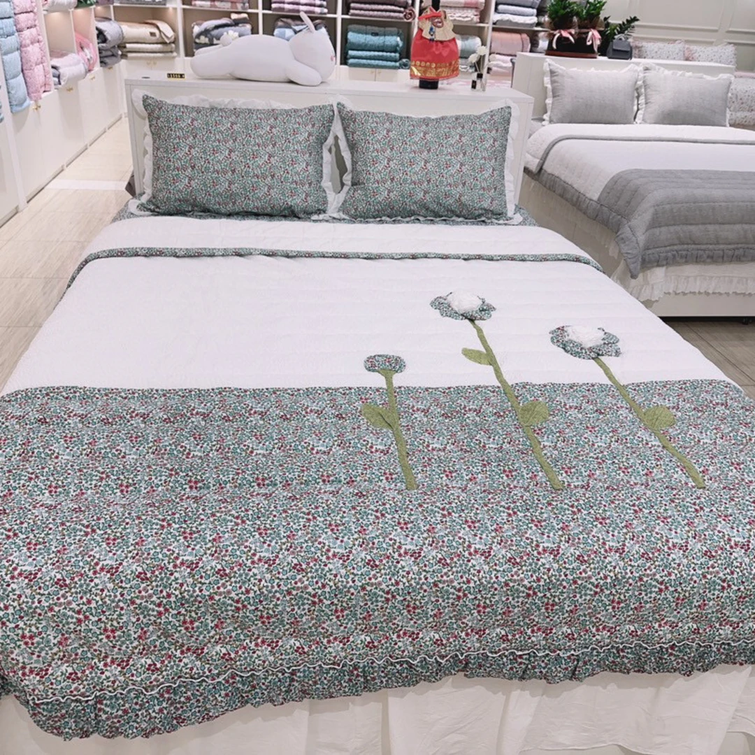 18号高端4泡泡纱夏季空调被4件套出汗不沾身透气佳双人被薄被