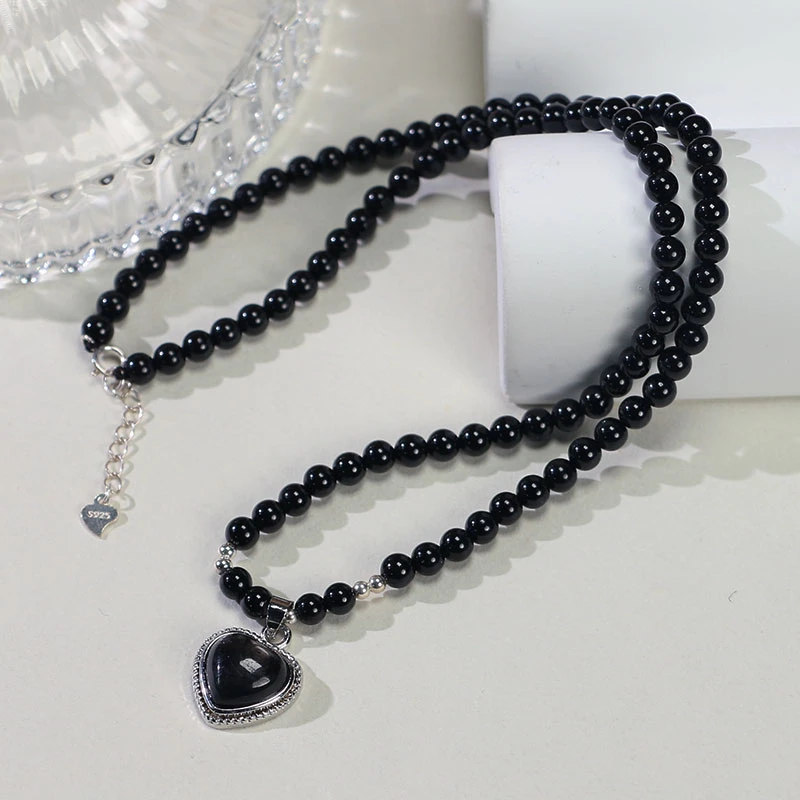 【七七推荐】W15黑碧玺原创项链（多样性发其一）
