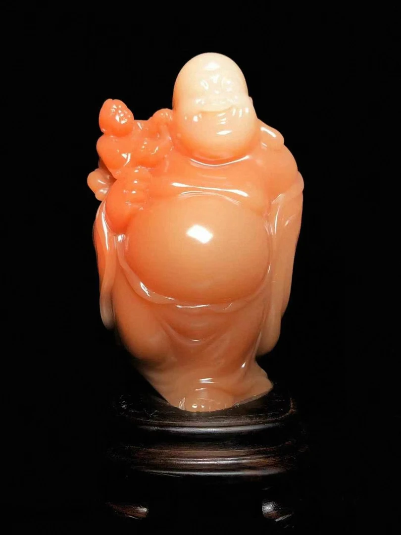 寿山石摆件弥勒摆件