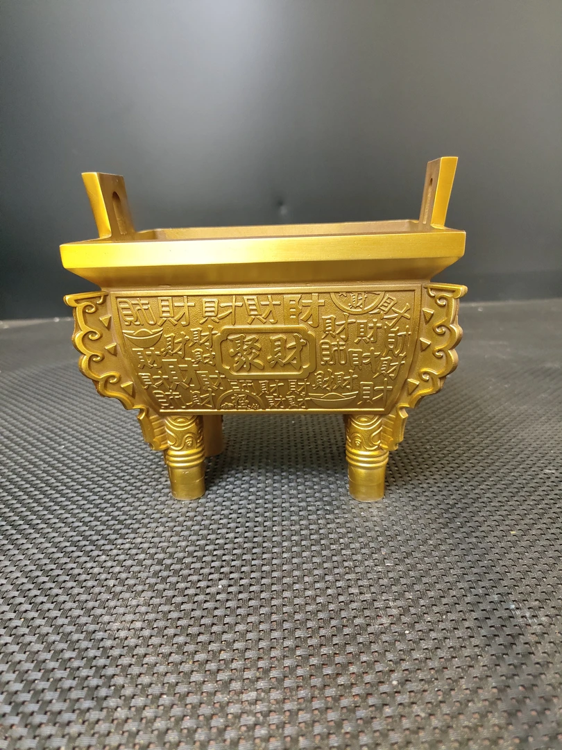 16 厘米 纯铜聚财鼎