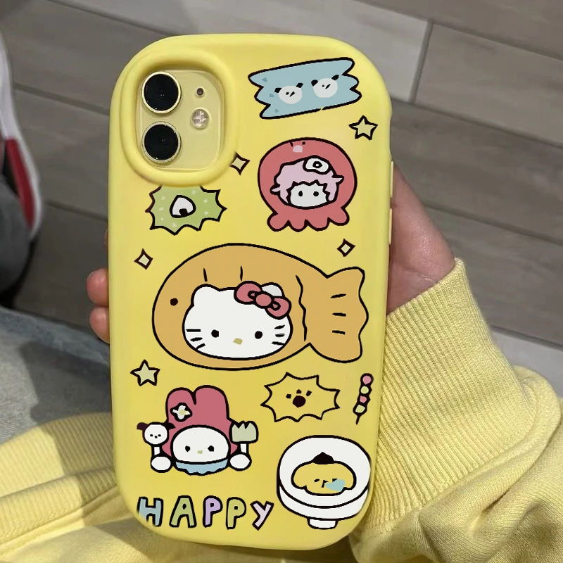 适用苹果华为vivo小米oppo手机壳女款iphone15/13/14软胶可爱荣耀