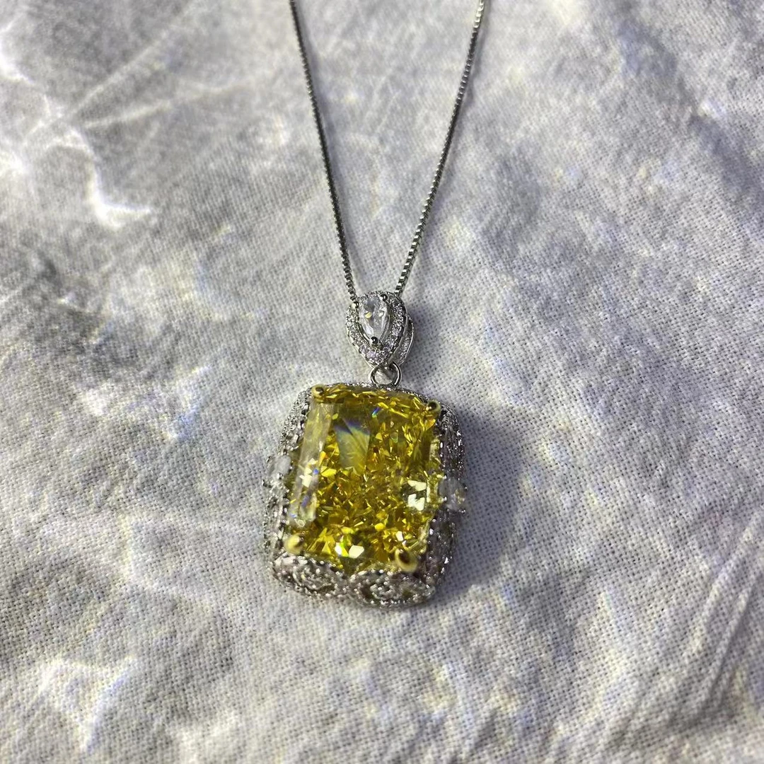 吊坠 【美佳甄选】熠熠生辉黄色吊坠ZSS 5104