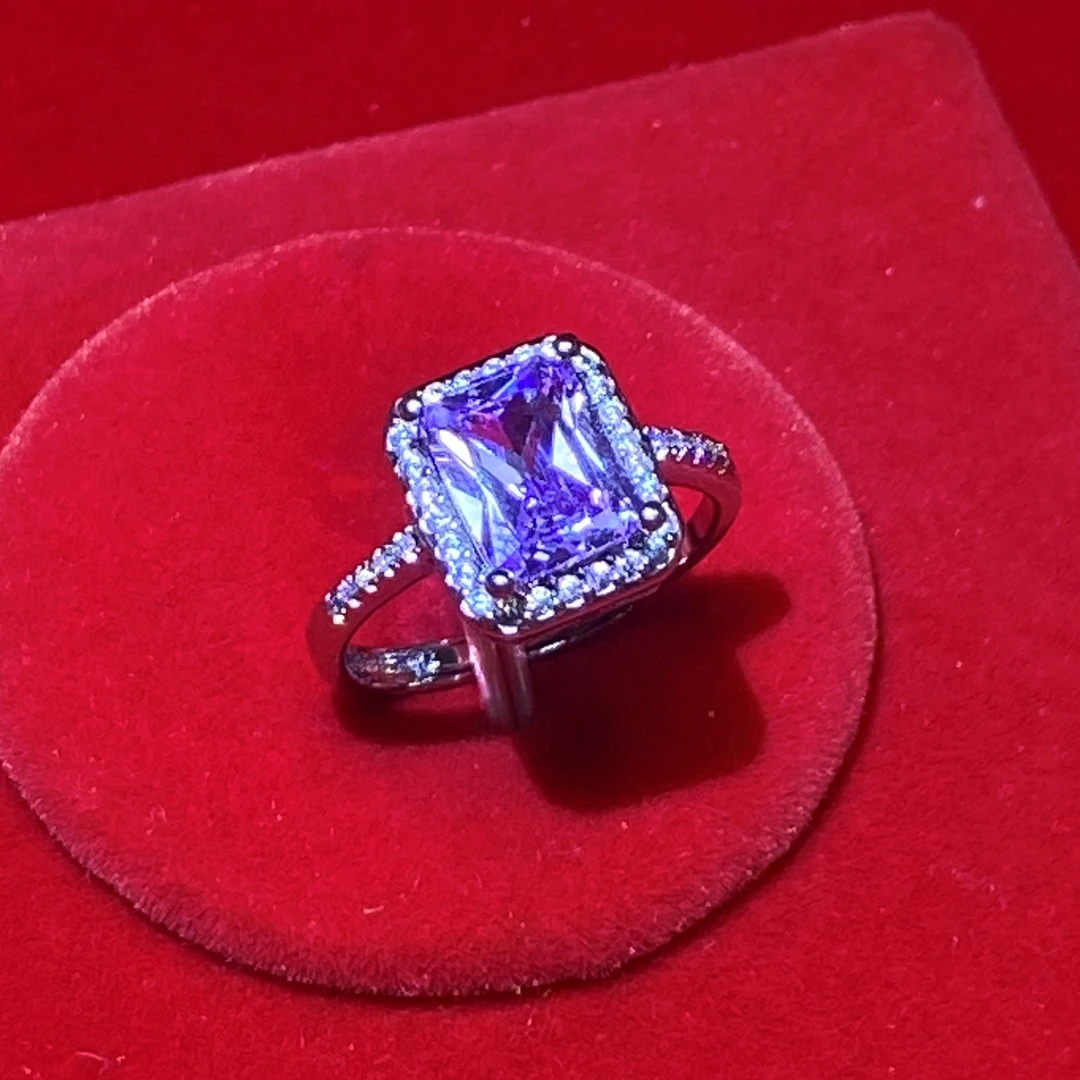 戒指 【美佳甄选】紫气东来紫色戒指JH 6284