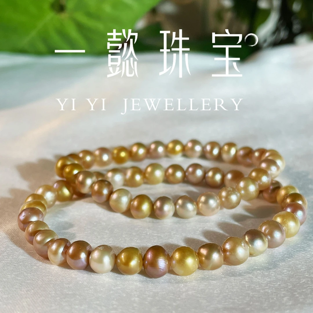 【一懿珠宝】时尚百搭经典款珍珠单圈手串 多样性发其一 zz007