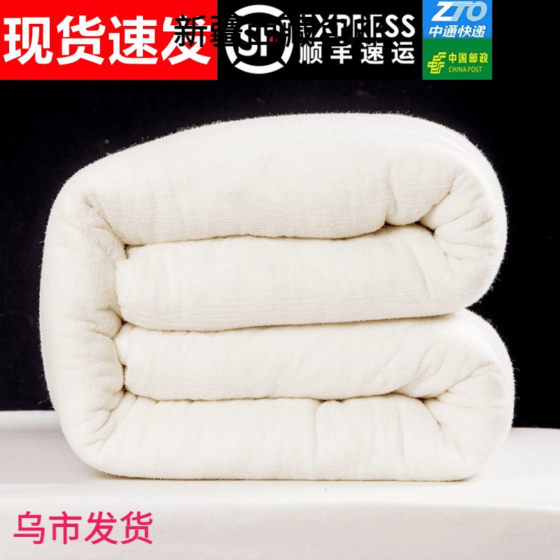 乌市发货【新疆西藏包邮】新疆包邮新疆手工棉被纯棉花被芯全棉被