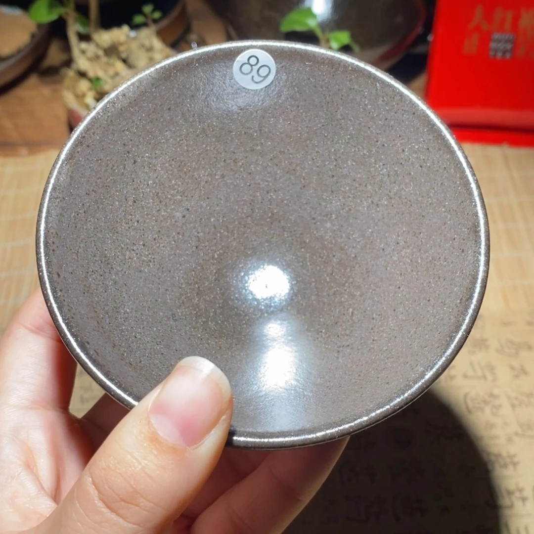 茶盏柴烧手工平口盏