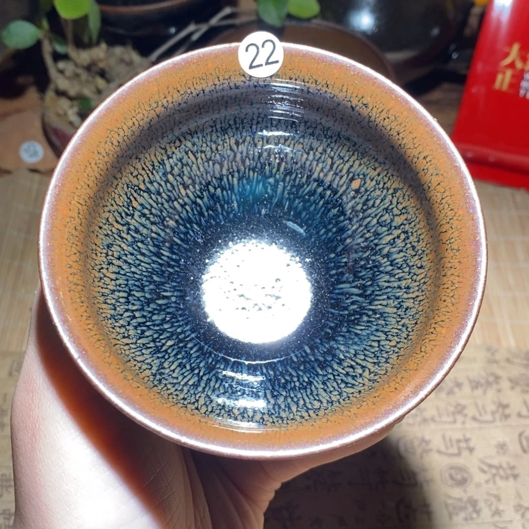 茶盏柴烧手工束口盏