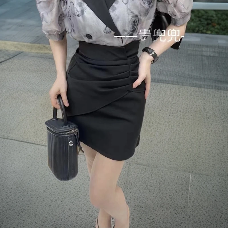 霖.【遮肚包裙】88825夏季新款遮肚显瘦防走光包臀裙