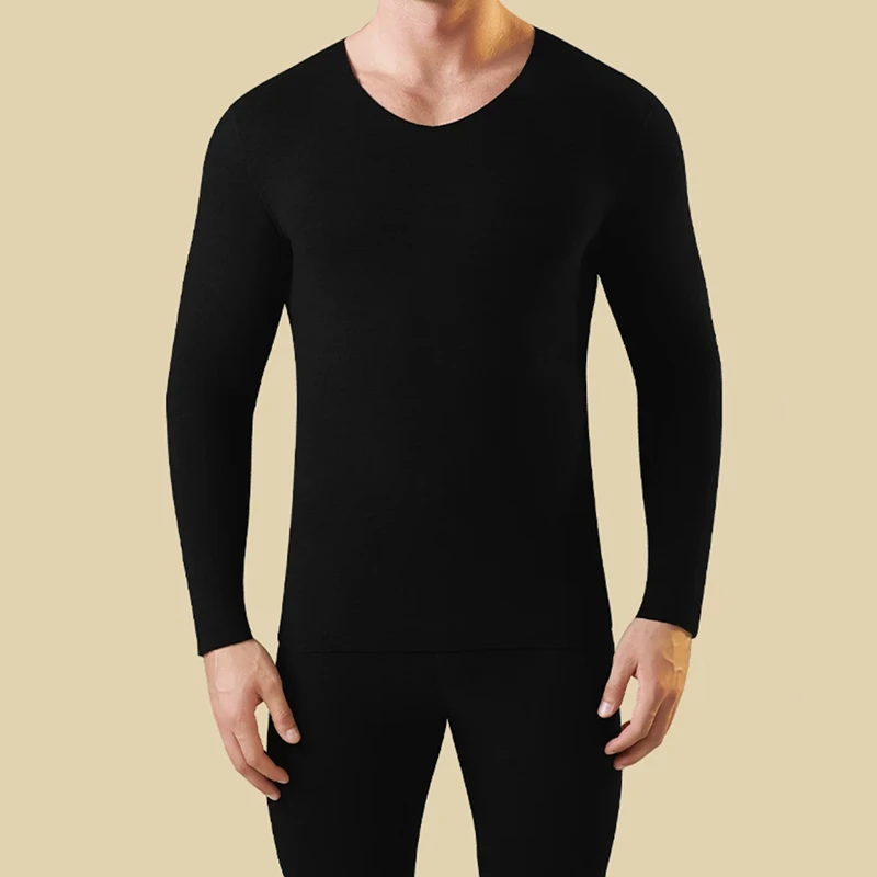 700-6066 MYM保暖贴片保暖男套装冬季内搭舒适御寒居家无痕套装