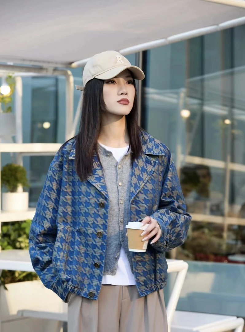 AMASS阿玛施早秋新款时尚气质百搭夹克外套5400811