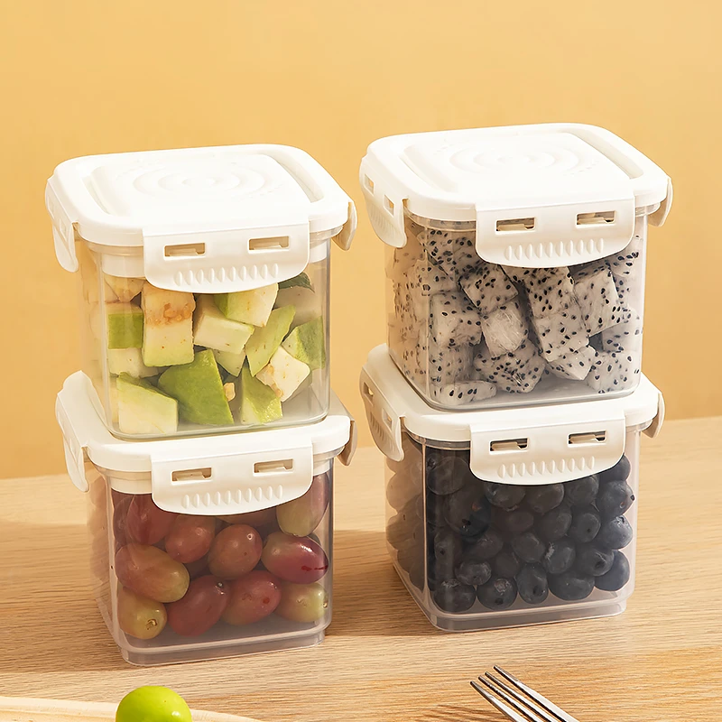 野餐水果盒外带学生防漏通用水果便当盒冰箱厨房蔬果密封保鲜盒