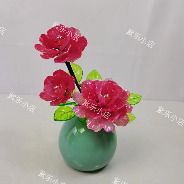 马贝渐变迷你天竺牡丹手工DIY材料包（平儿手工推荐）