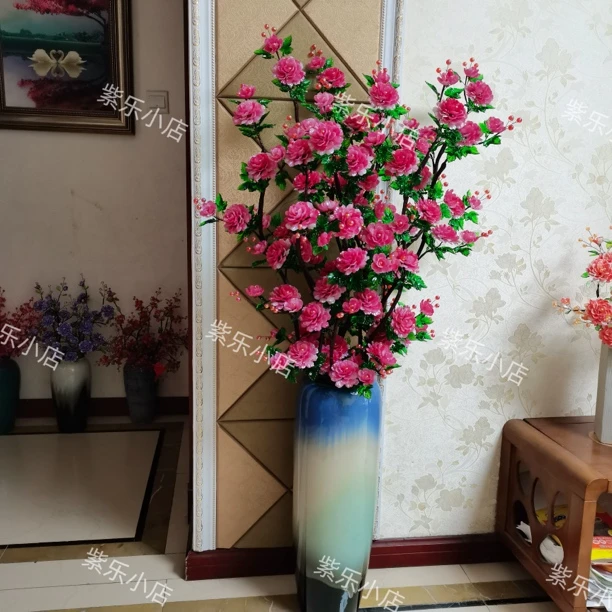 马贝渐变落地款香玉牡丹手工材料包（不是成品要自己做）