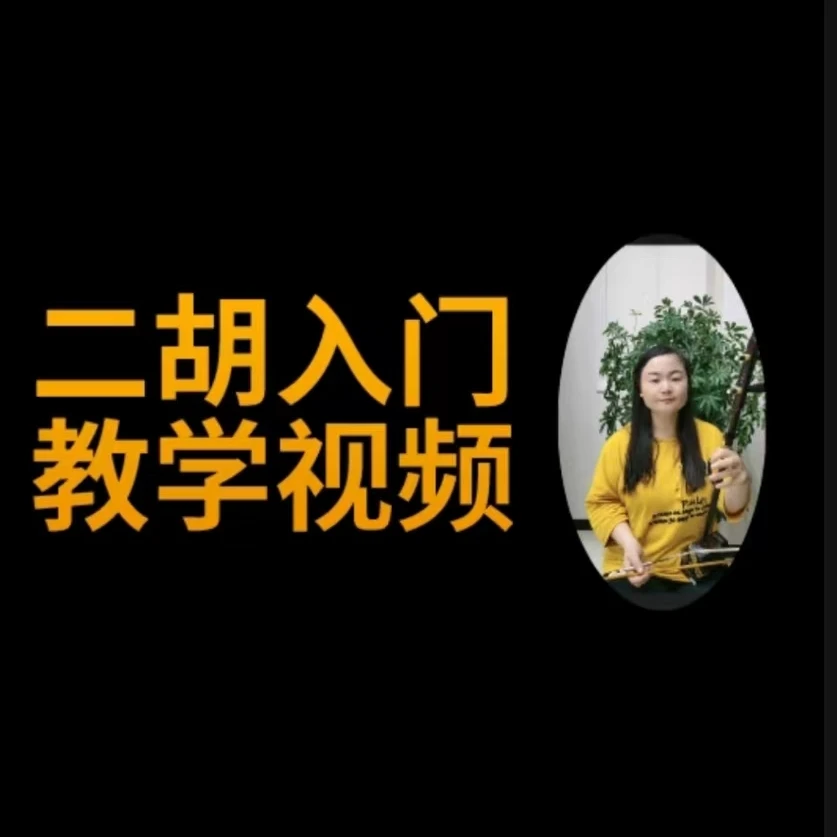 二胡入门教学视频课程（虚拟课程不是课本）